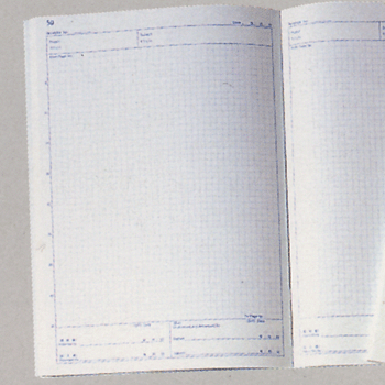 クリーンルーム用の研究開発用ノートは、紙粉が出ない低発塵の無塵ノートです。